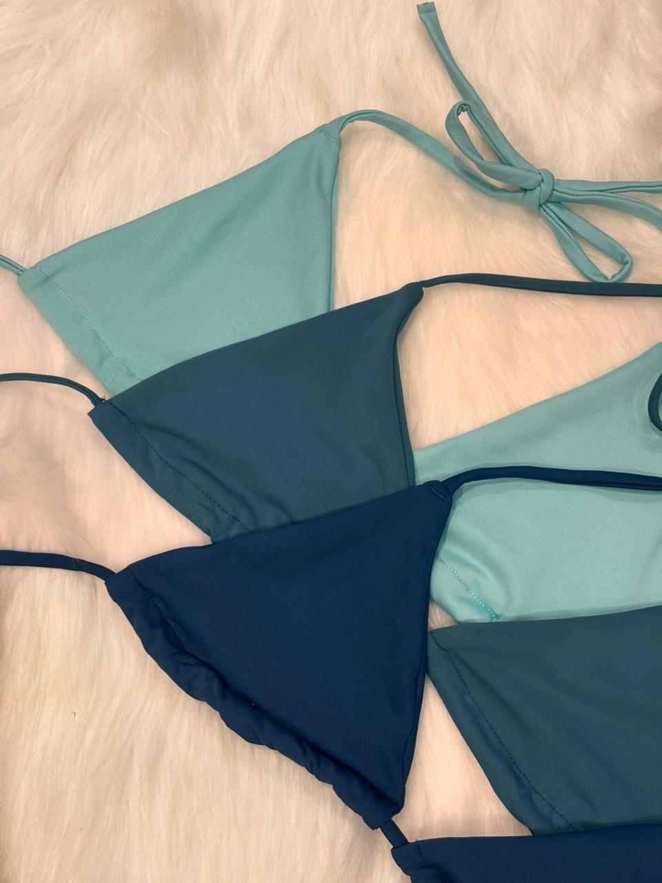 Triangle bikini set